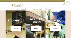 Desktop Screenshot of loewen-rielasingen.de